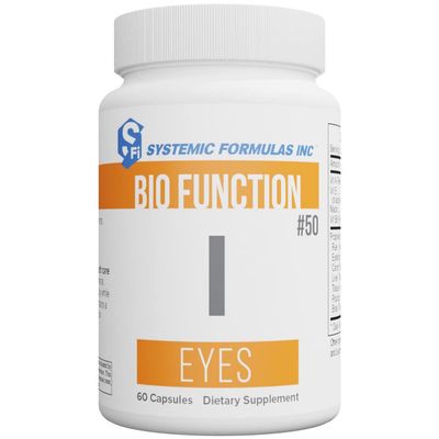 Systemic Formulas Bio Function I - Eyes 60 Capsules #50. Healthy Vision Supplement, Eye Health Support Eye Care Vitamins for Eyes Eye Supplements for Adults