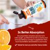 Barlean's Total Omega 3 6 9 Orange Crme Liquid Fish Oil Supplement with Borage and Flaxseed Oil, 2,400 mg of Omegas EPA and DHA Plus GLA for Joint and Heart Health, 8 oz view 3