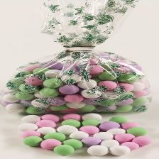 Scott's Cakes Chocolate Dutch Mints in a 1 Pound Green Ivy Bag