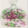 Scott's Cakes Chocolate Dutch Mints - White in a 1 Pound White Blossoms Bag view 1