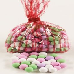 Scott's Cakes Chocolate Dutch Mints in a 1 Pound Red Stripes Bag