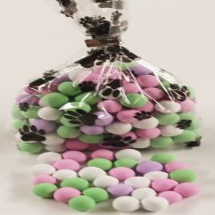 Scott's Cakes Chocolate Dutch Mints in a 1 Pound Paw Print Bag