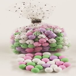 Scott's Cakes Chocolate Dutch Mints - White in a 8 oz. Confetti Bag