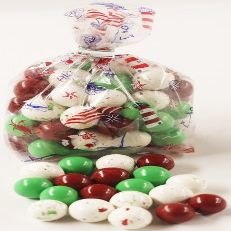Scott's Cakes Christmas Chocolate Malt Balls in a 1 Pound Nautical Bag