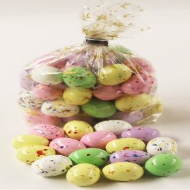 Scott's Cakes Speckled Chocolate Malted Eggs in a 1 Pound Gold Stars Bag
