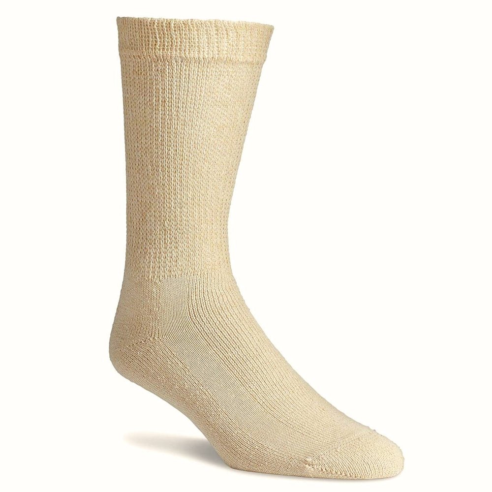 12 Pairs Physicians Choice Diabetic Socks 10-13 Khaki