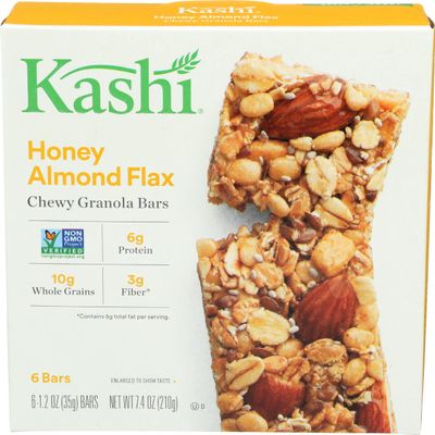 Kashi Co, Bar Granola TLC Chewy Honey Almond Flax, 1.2 Ounce, 6 Count