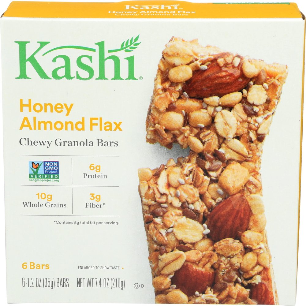 Kashi Co, Bar Granola TLC Chewy Honey Almond Flax, 1.2 Ounce, 6 Count