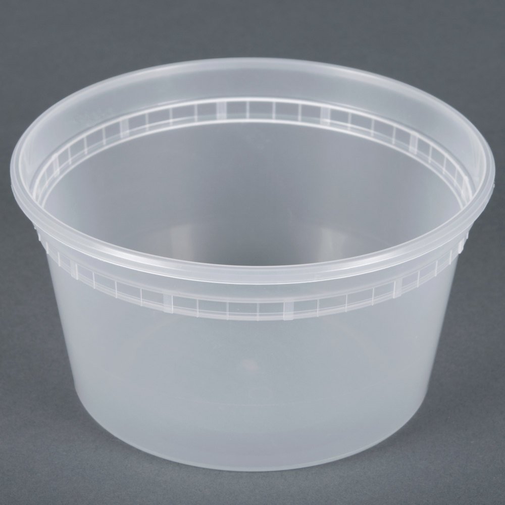 12 oz. Newspring L5012Y DELItainer Clear Round Deli Container 480/CS