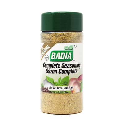 Badia Complete Seasoning 12 oz All-Purpose Spice Blend of Garlic, Onion, Salt, Pepper, Herbs & Spices - Savory Signature Blend