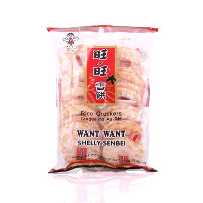 Want Want Reiscracker, original 150g