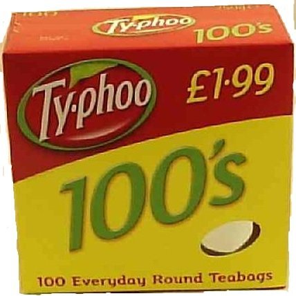 Typhoo Black Tea 6 pk x 100 Teabags