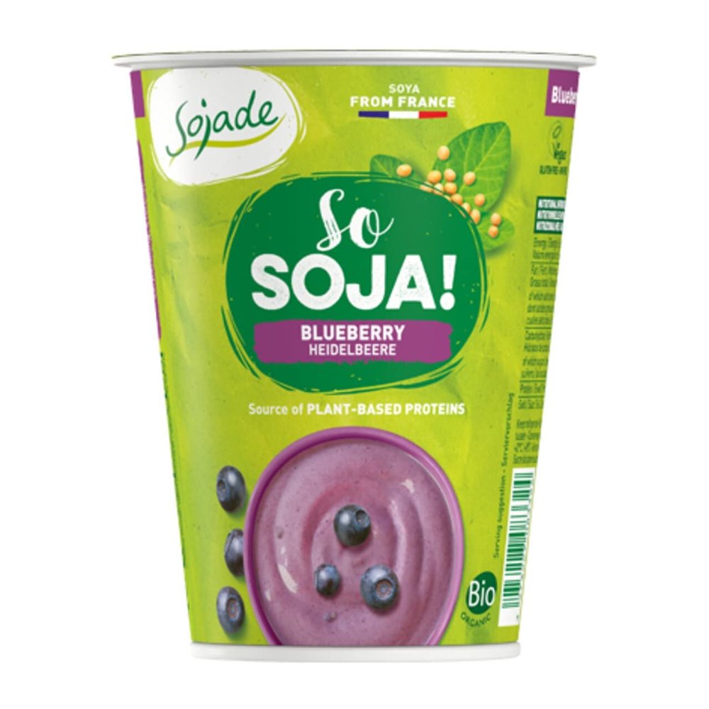 Sojade Og Blueberry Bifidus Soya Yoghurt, 400 GR