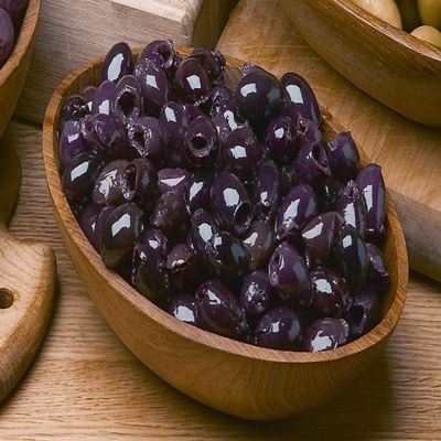 Artisan Specialty Pitted Nicoises Olives 8.8 Lb - Premium Black Olives for Gourmet Mediterranean Cooking, Ideal Bulk Supply for Chefs & Culinary Enthusiasts