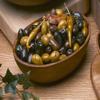 Artisan Specialty North African Medley Mixed Olives 11 Lb Tub - Exotic Blend of Black, Green, Kalamata in Olive Oil, White Wine Vinegar Brine, Spiced with Turmeric, Cumin, Perfect for Gourmet Dishes view 1