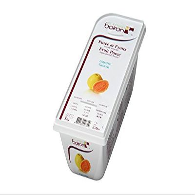 BOIRON Guava Fruit Puree Frozen - Tropical Flavor, Perfect for Culinary Creations, 2x1 Kilo, GMO-Free, Kosher Certified