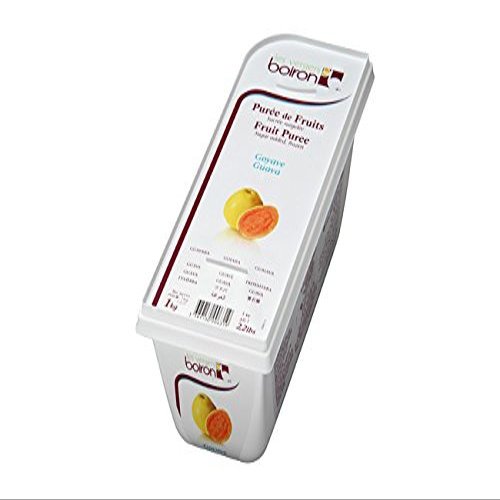 BOIRON Guava Fruit Puree Frozen - Tropical Flavor, Perfect for Culinary Creations, 2x1 Kilo, GMO-Free, Kosher Certified
