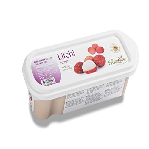 Lychee Nut Fruit Puree Frozen - 2 x 1 Kilo Per Case