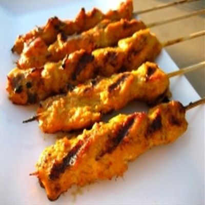 Chicken Almond Satay - Frozen - 50 Per Case - Gourmet Appetizer with Toasted Almonds and Japanese Bread Crumbs