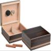 Prestige Import Group Duke Routered Design Cigar Humidor - Up to 50 Capacity - Color: Walnut Finish view 1