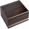 Prestige Import Group Duke Routered Design Cigar Humidor - Up to 50 Capacity - Color: Walnut Finish view 2