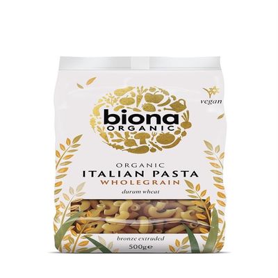 Biona Organic - Wheat Pasta Wholegrain - Macaroni - 500g