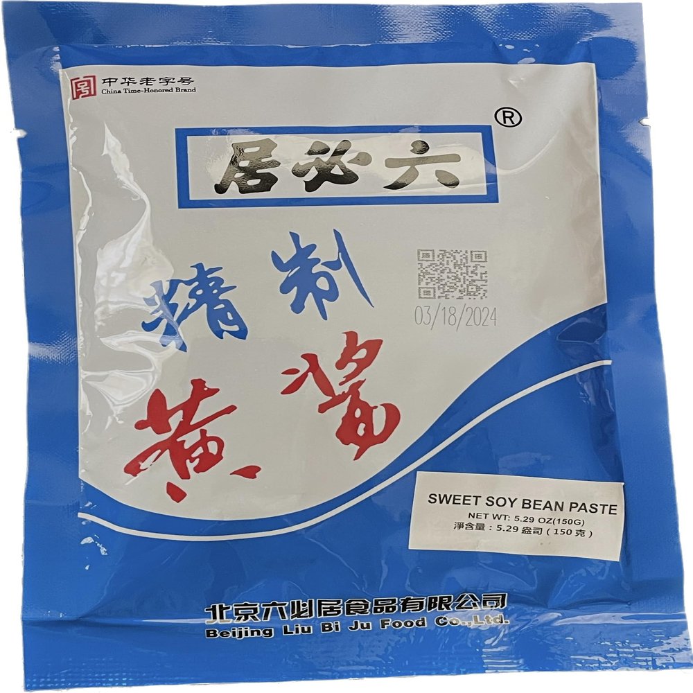 150g Liubiju refined yellow sauce dipped in sauce, fried noodles, soybean sauce, stir-fried vegetables, stuffing and seasoning 150g