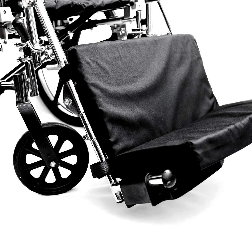 Hermell Products Inc. WC2218 Padded Wheelchair Foot Rest, 1 Count (Pack of 1)