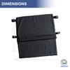 Hermell Products Inc. WC2218 Padded Wheelchair Foot Rest, 1 Count (Pack of 1) view 3