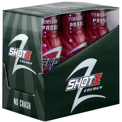 Shotz Pomegranate Passion, Sugar Free, 6-Count, 2-Ounce