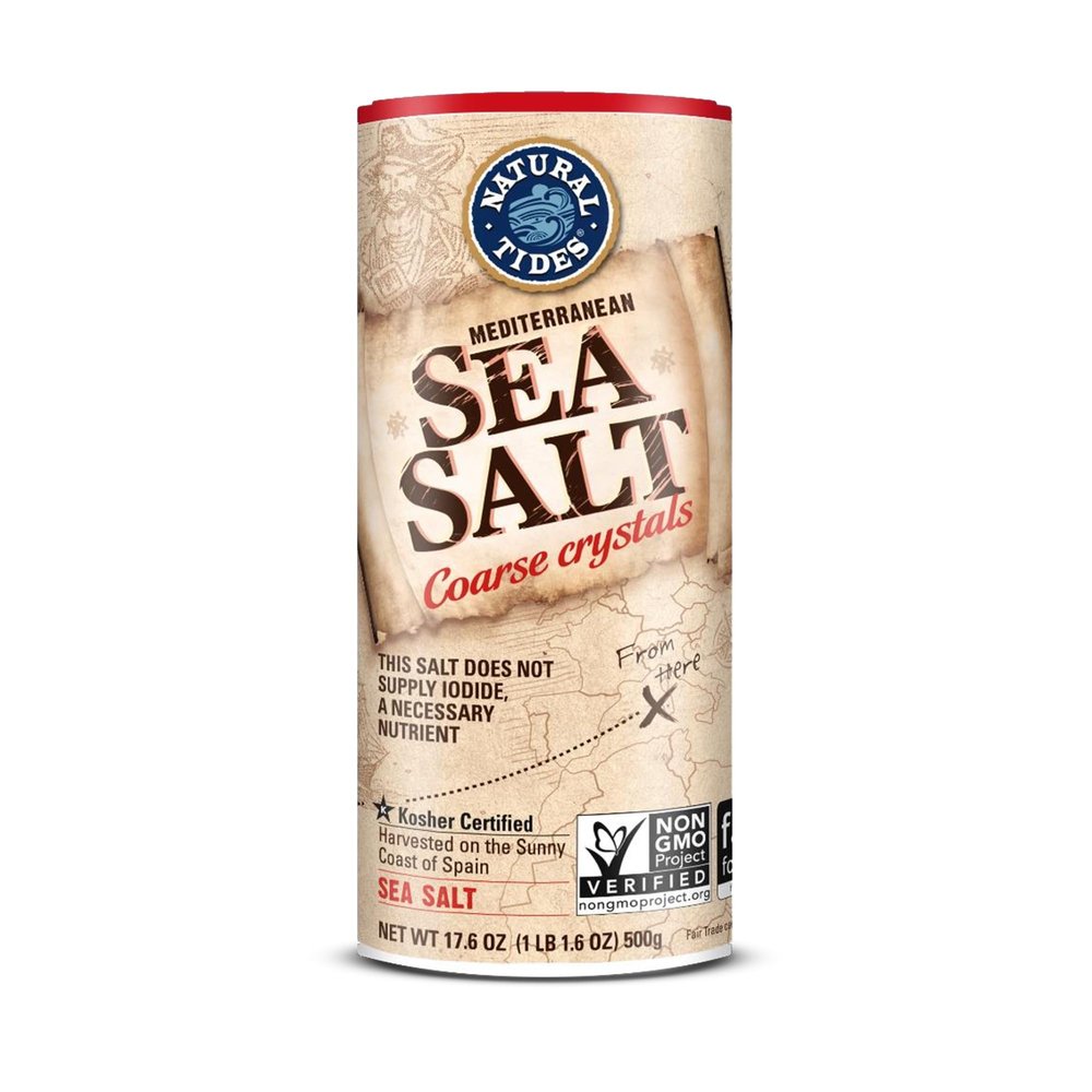 Natural Nectar Coarse Mediterranean Sea Salt 24.7 oz.