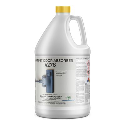 CarpetGeneral 4278 Raspberry-Scented Carpet Odor Absorber, 1 Gallon