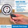 Baseline Hydraulic Pinch Gauge 50lb Capacity Hand Therapy Equipment Finger Strength Tester Physical Therapy Rehabilitation Wrist, Hand, Fingers - Black view 4