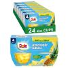 Dole Fruit Bowls Pineapple Tidbits in 100% Juice Snacks, 4oz 24 Total Cups, Gluten & Dairy Free, Bulk Lunch Snacks for Kids & Adults view 1