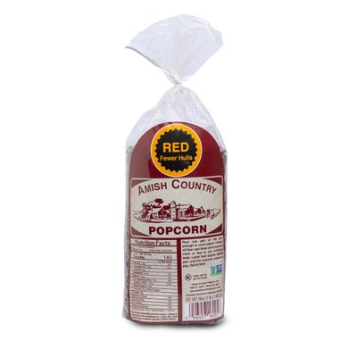 Amish Country Popcorn | 1 lbs Bag | Red Popcorn Kernels | Old Fashioned, Non-GMO and Gluten Free (Red - 1 lbs Bag)