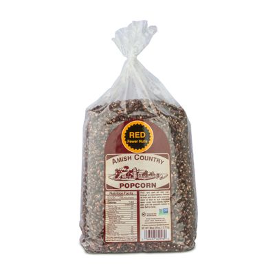 Amish Country Popcorn | 6 lbs Bag | Red Popcorn Kernels | Old Fashioned, Non-GMO and Gluten Free (Red - 6 lbs Bag)