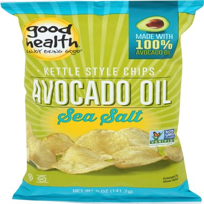 Good Health Kettle Style Chips, Avocado Oil Sea Salt Chips, 5 Oz