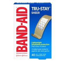 Band-Aid, Band-Aid Sheer Strips, 40 Count