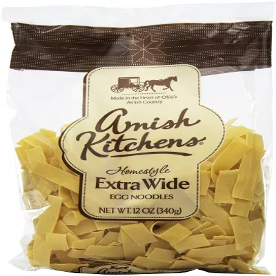 Amish Kitchens Noodles, Extra Wide, 12-Ounce Bags (Pack of 12)