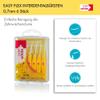 edel+white M EasyFlex Profi-Line Interdental Brushes - Yellow Medium Size view 3
