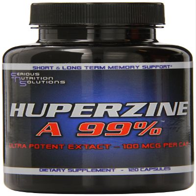 Serious Nutrition Solution (99% Huperzine Extract) Capsules, 120 Count
