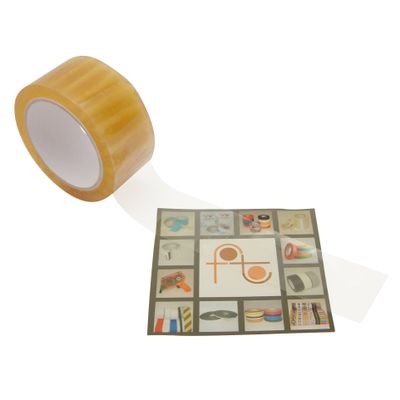 J.V. Converting JVCC Cellophane Sealing Tape Biodegradable, (Cello-1), 2 in. (48mm Actual) x 72 yds. (Clear)