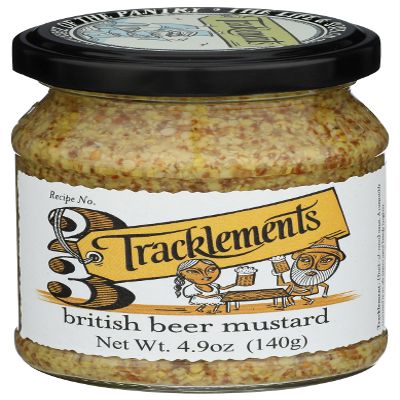 Tracklements, Mustard British Beer, 4.9 Ounce