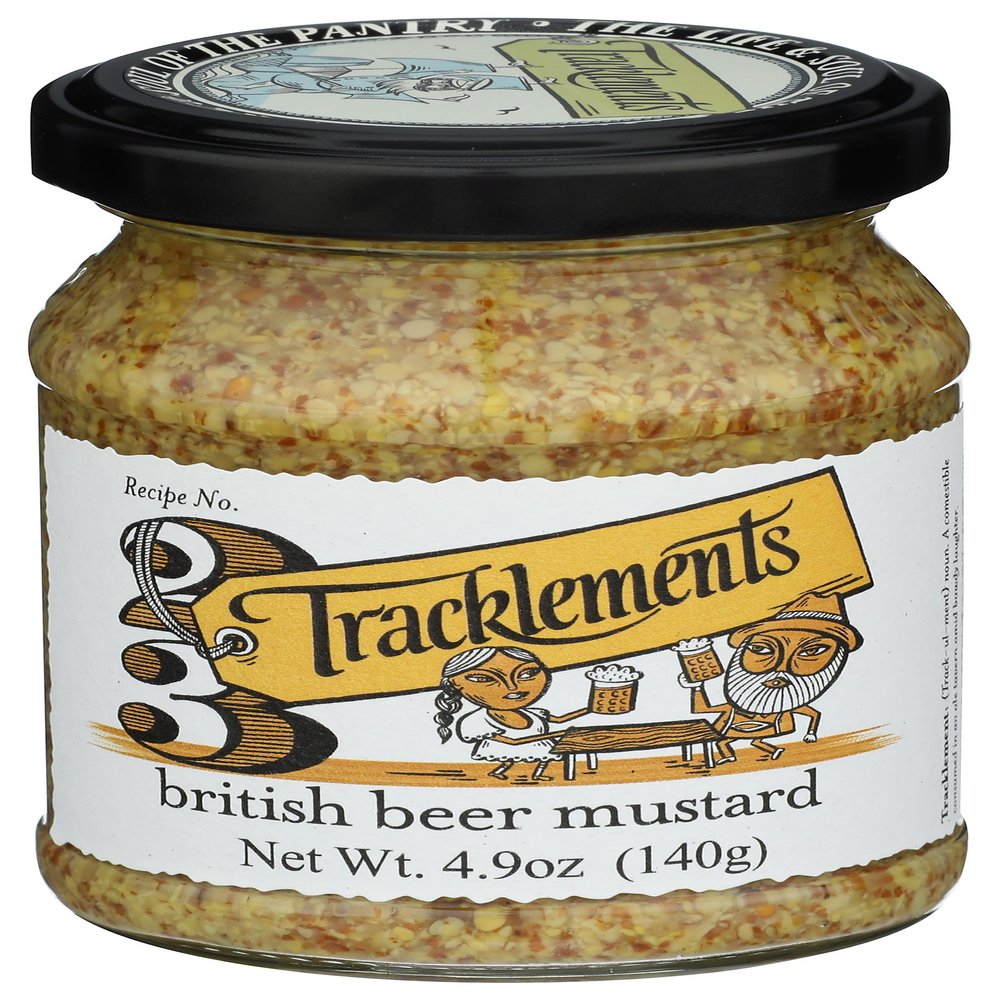 Tracklements, Mustard British Beer, 4.9 Ounce