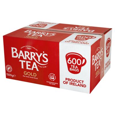Barry's Tea Gold Blend Box 600 Tea Bags.