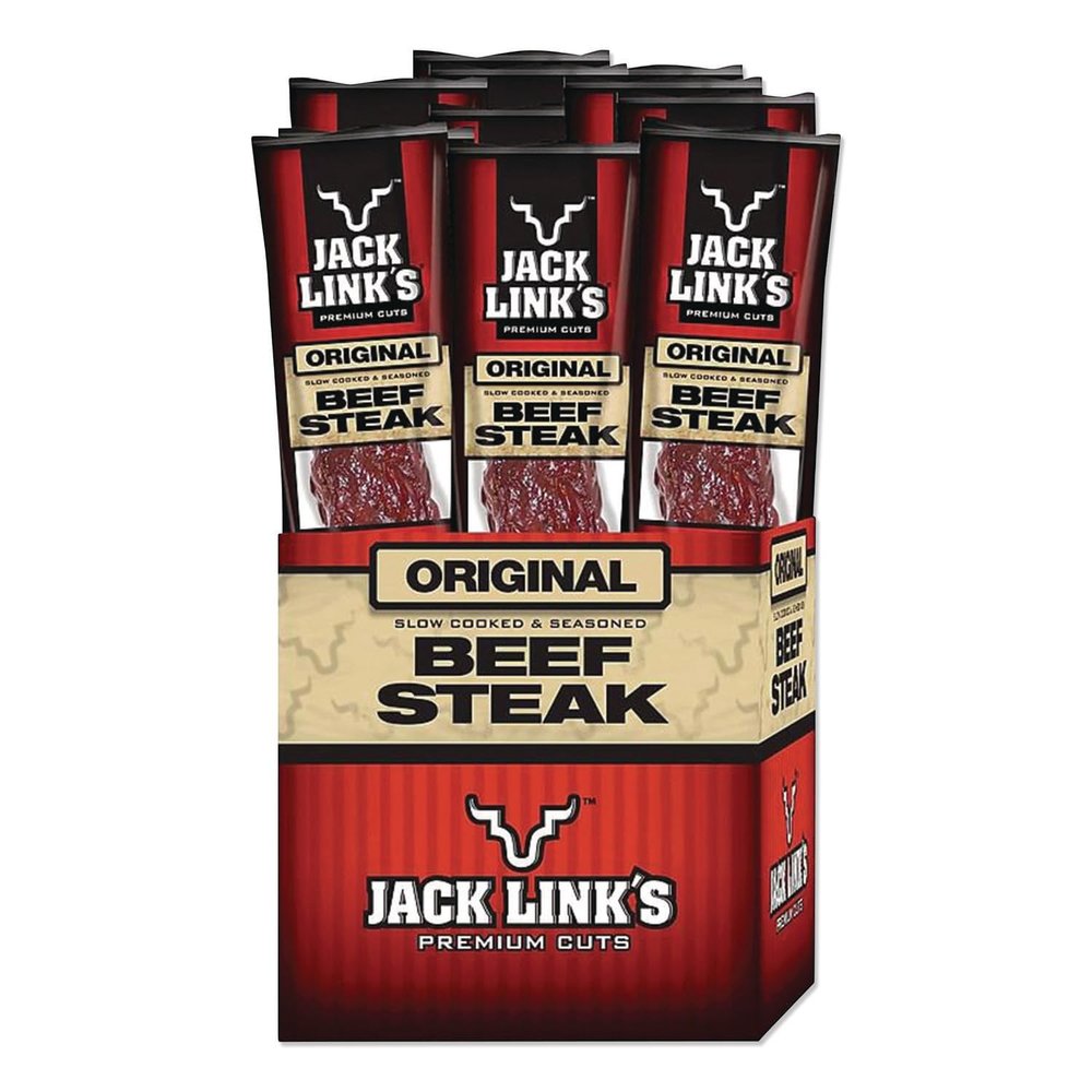 Jack Link's 324854 Jack Link's Beef Steak Original 1 Oz. 12/Box