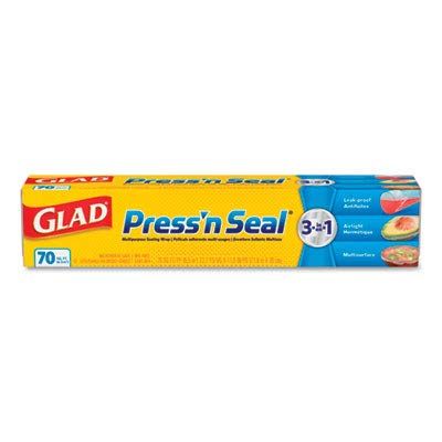 Press'n Seal Food Plastic Wrap, 70 Square Foot Roll, 12/Carton