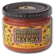Desert Pepper, Pineapple Salsa-Medium, 16 Ounce Jar