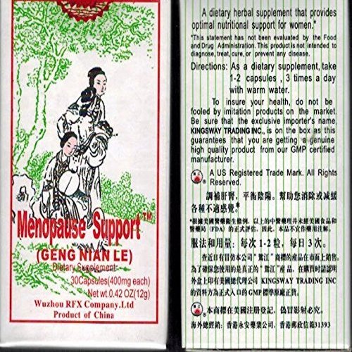 Menopause Support Capsules (Jing Zhi GENG NIAN LE)