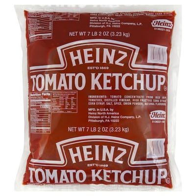 Heinz Tomato Ketchup Pouch (7.1L Bags, Pack of 6)
